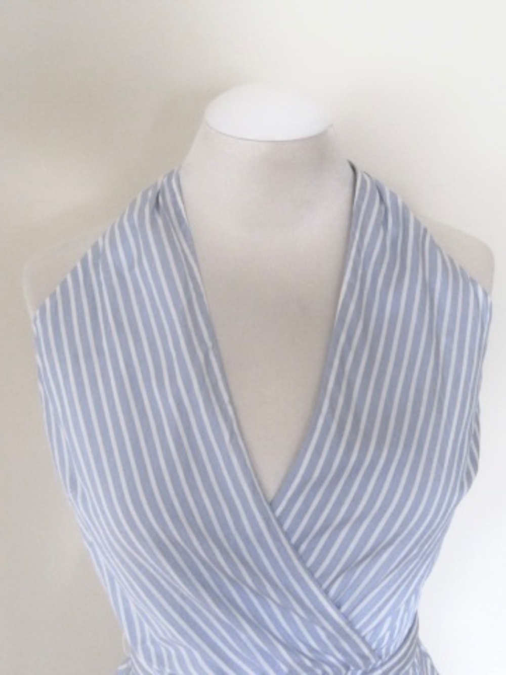 Polo Ralph Lauren Striped Silk Halter Dress - Picture 2 of 10
